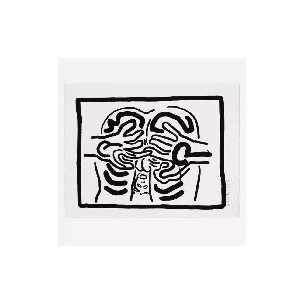 Keith Haring –  Untitled - Screenprint on BFK Rives