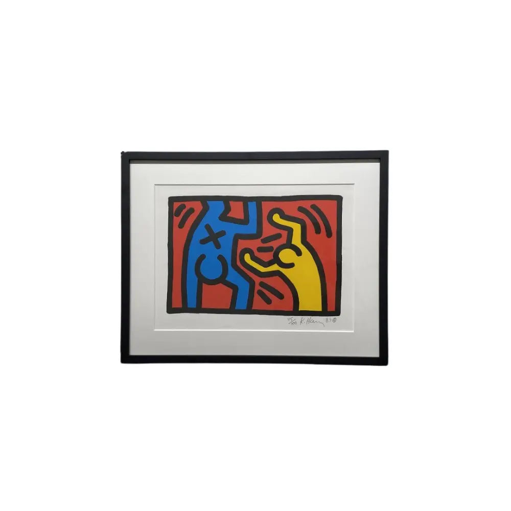 Keith Haring –  Untitled (1987) - Lithograph in colors