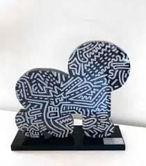 Keith Haring (After), Baby Dog Silver, 2020 LYNART Store