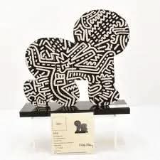 Keith Haring (After), Baby Dog Silver, 2020 LYNART Store