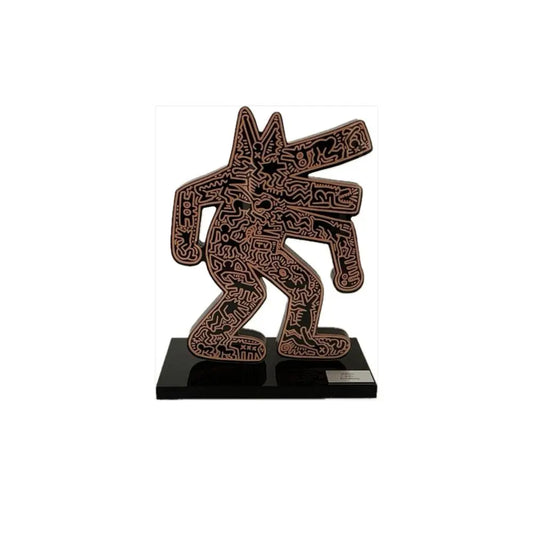 Keith Haring (After) - Barking Dog Red LYNART Store