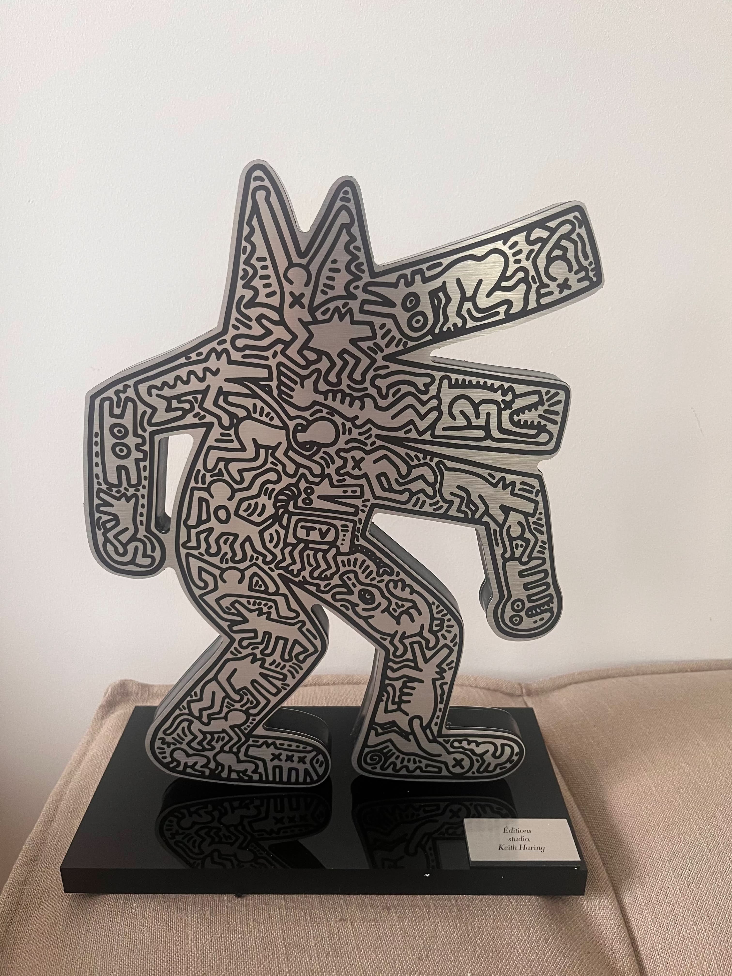 Keith Haring (After) – Barking Dog Silver (2020) | Limited Edition Keith Haring (After) – Barking Dog Silver (2020) | Limited Edition