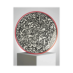 Keith Haring, Assiette en porcelaine "Brain" LYNART STORE