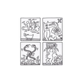 Keith Haring, Four works from the Lucio Amelio Suite (1983) LYNART STORE