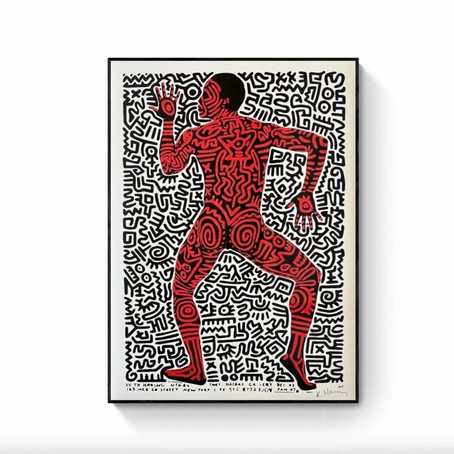 Keith Haring, Official poster - SAVE 35% LYNART STORE