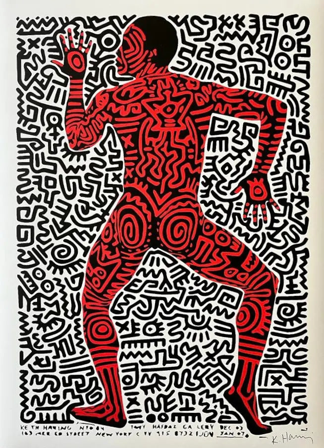 Keith Haring, Official poster - SAVE 35% LYNART STORE