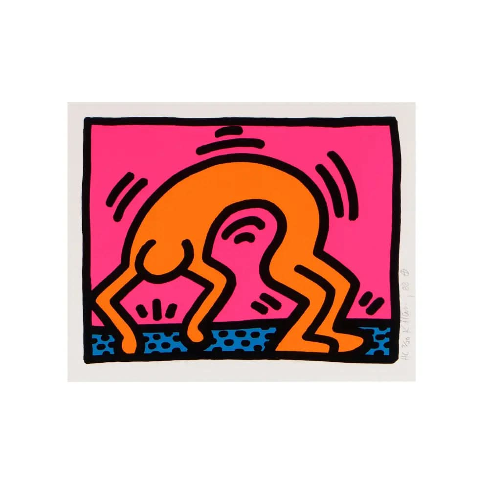 Keith Haring, Pop Shop II: One Plate (1988)  - Color screenprint on wove paper