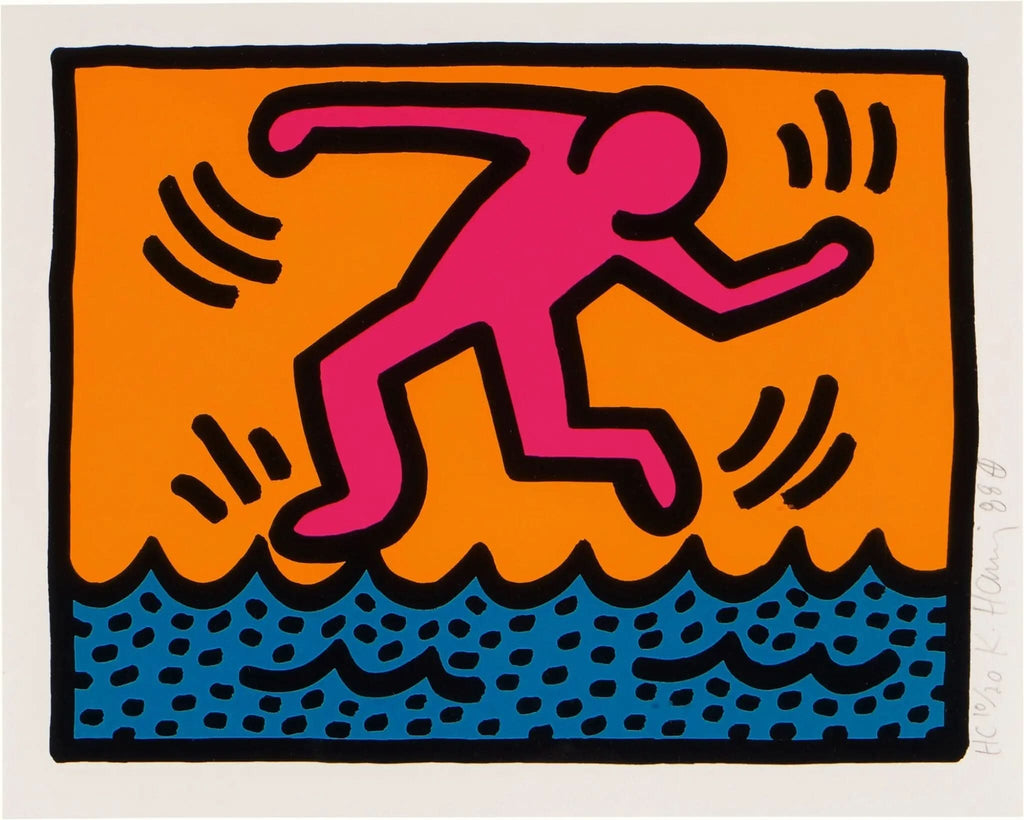Keith Haring, Pop Shop II: One Plate (1988) Littmann, p. 97 L.Y.N.A.R.T Store