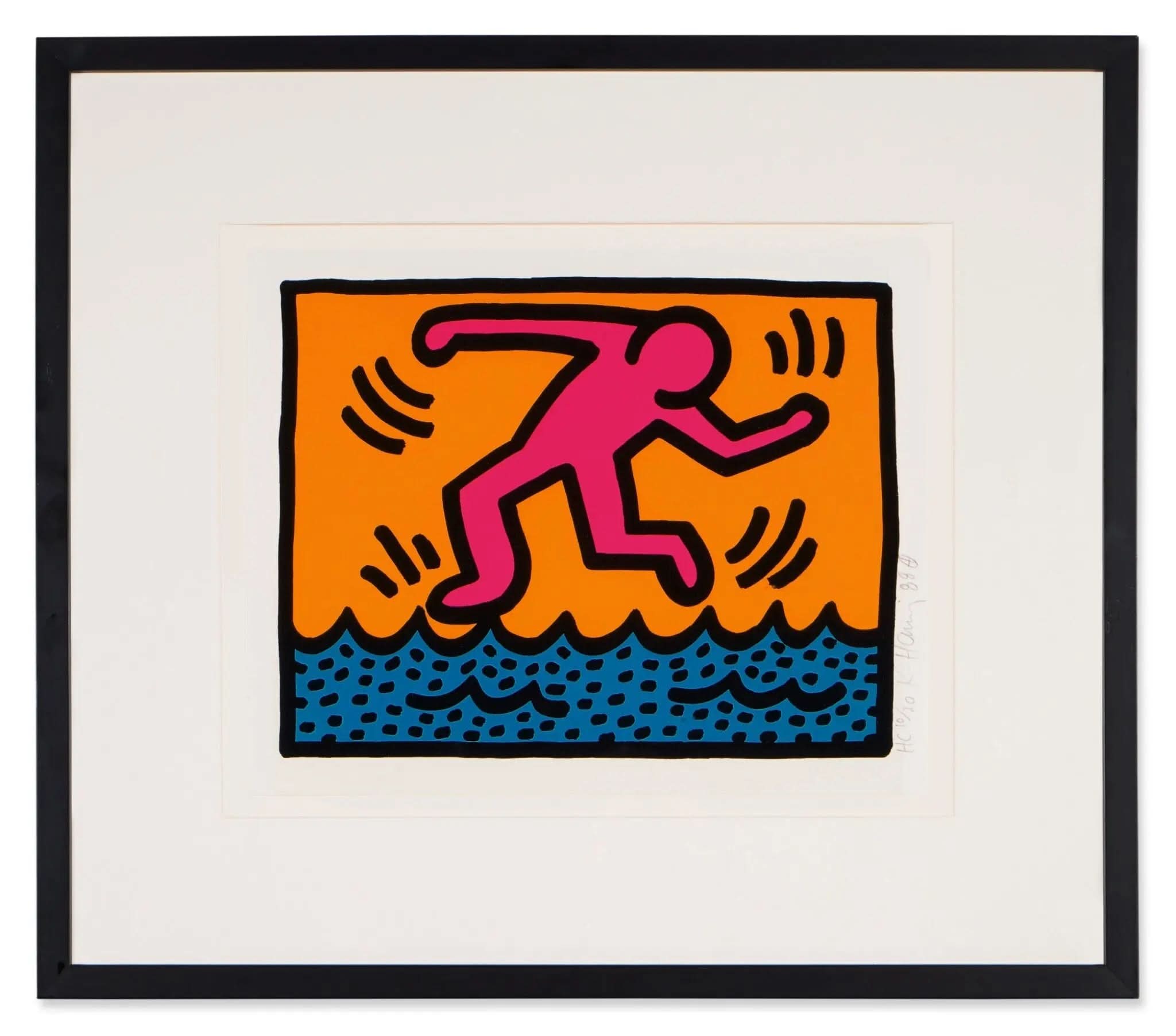 Keith Haring, Pop Shop II: One Plate (1988) Littmann, p. 97 L.Y.N.A.R.T Store