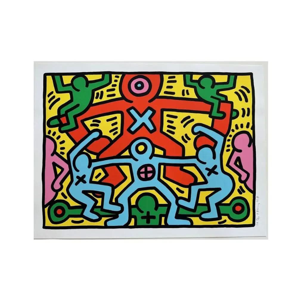 Keith Haring, Untitled, 1985 L.Y.N.A.R.T Store