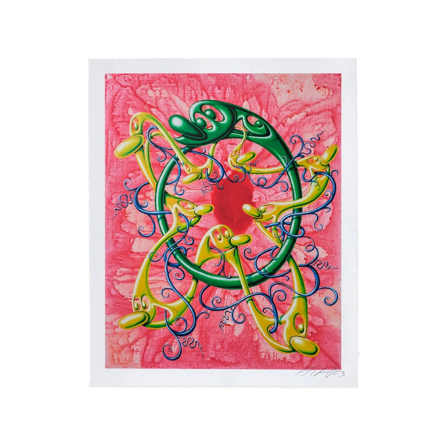 Kenny Scharf, Vring, Lithographie LYNART STORE