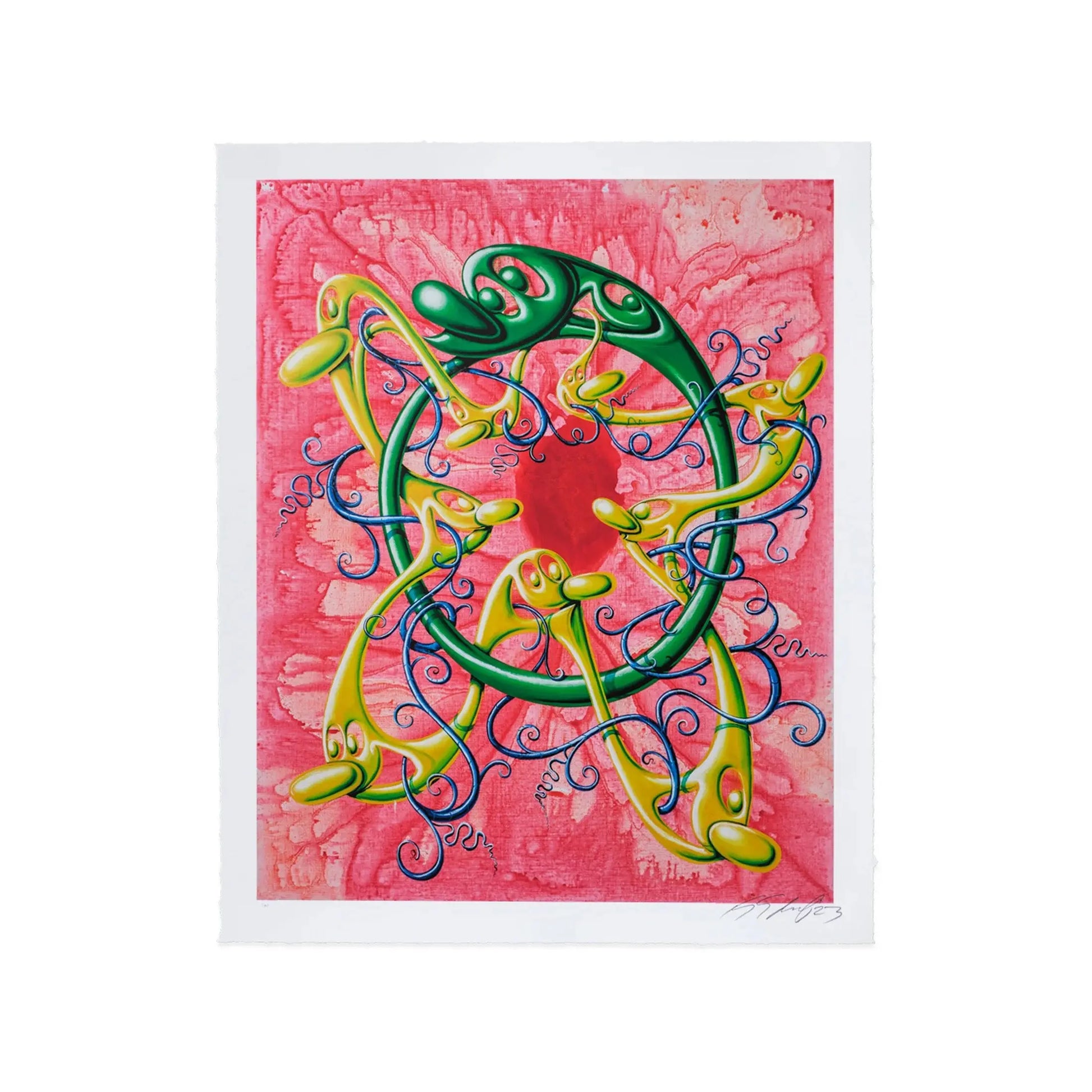 Kenny Scharf, Vring, Lithographie LYNART STORE