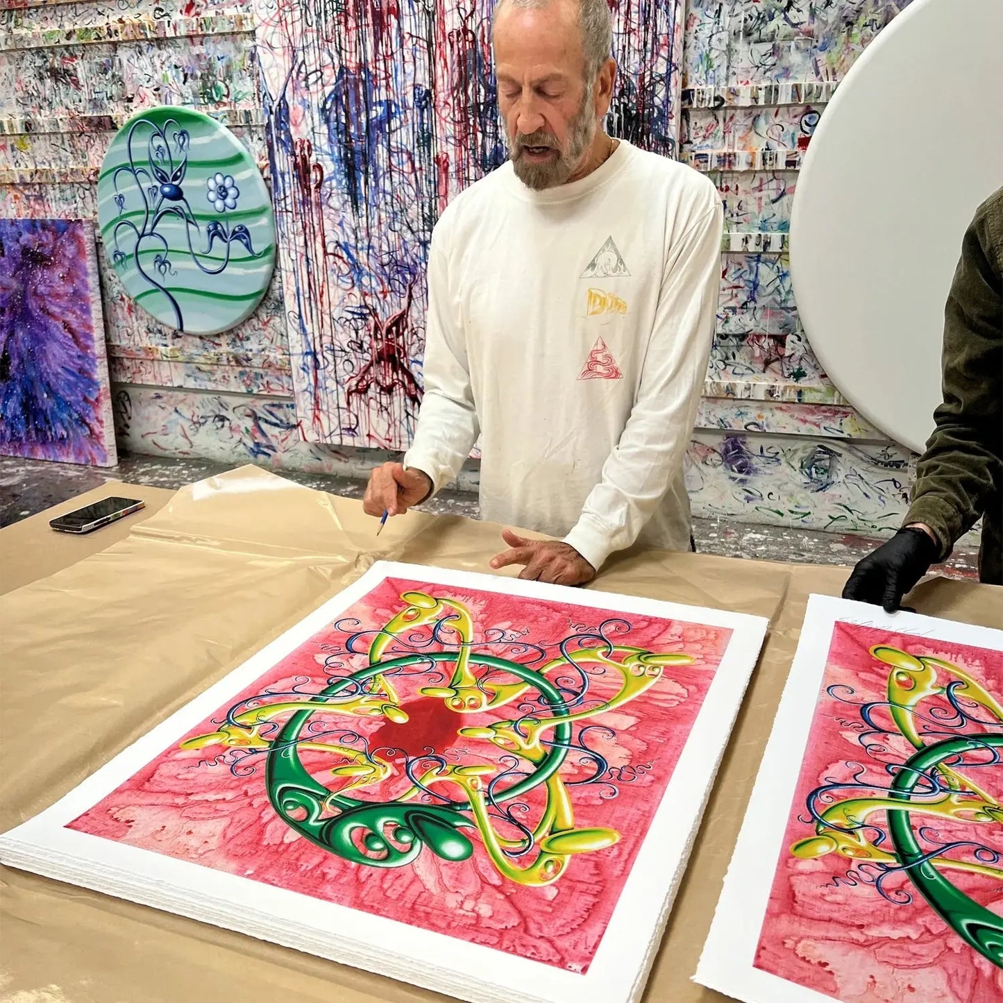 Kenny Scharf, Vring, Lithographie LYNART STORE