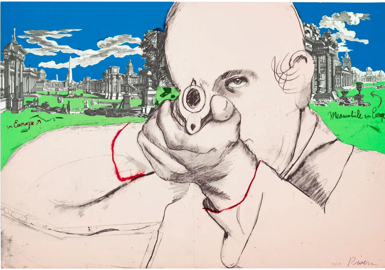 Larry Rivers (1923-2002) - The Boston Massacre (1970) LYNART STORE