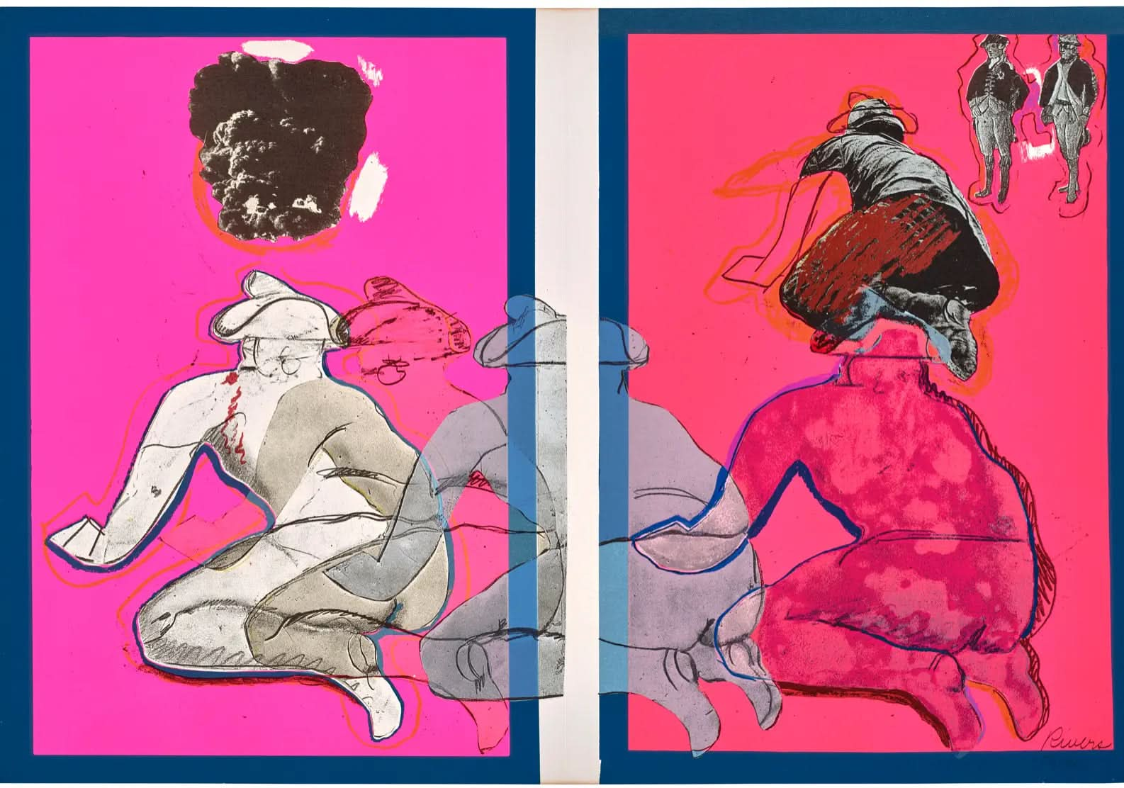 Larry Rivers (1923-2002) - The Boston Massacre (1970) LYNART STORE