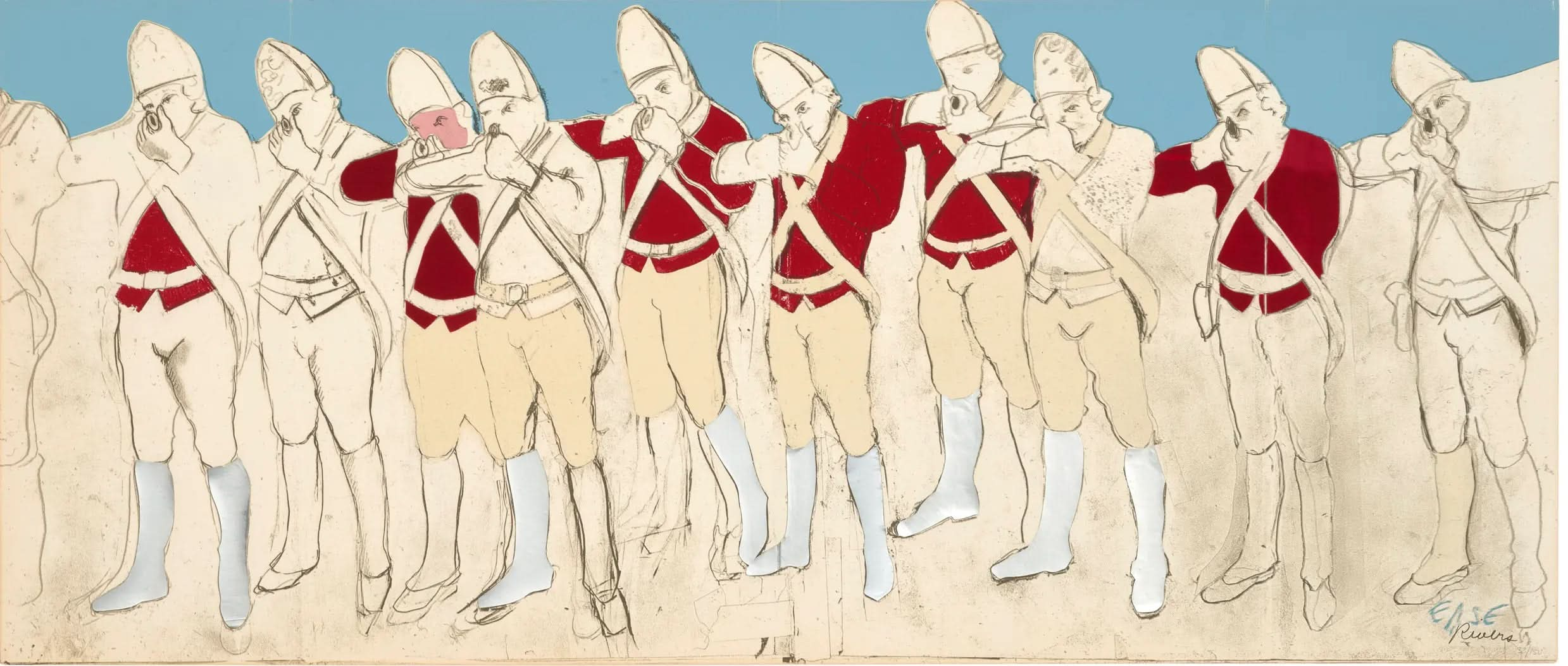 Larry Rivers (1923-2002) - The Boston Massacre (1970) LYNART STORE