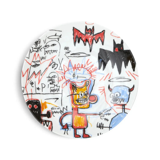 Ligne Blanche x Jean Michel Basquiat, Batman Plate LYNART STORE