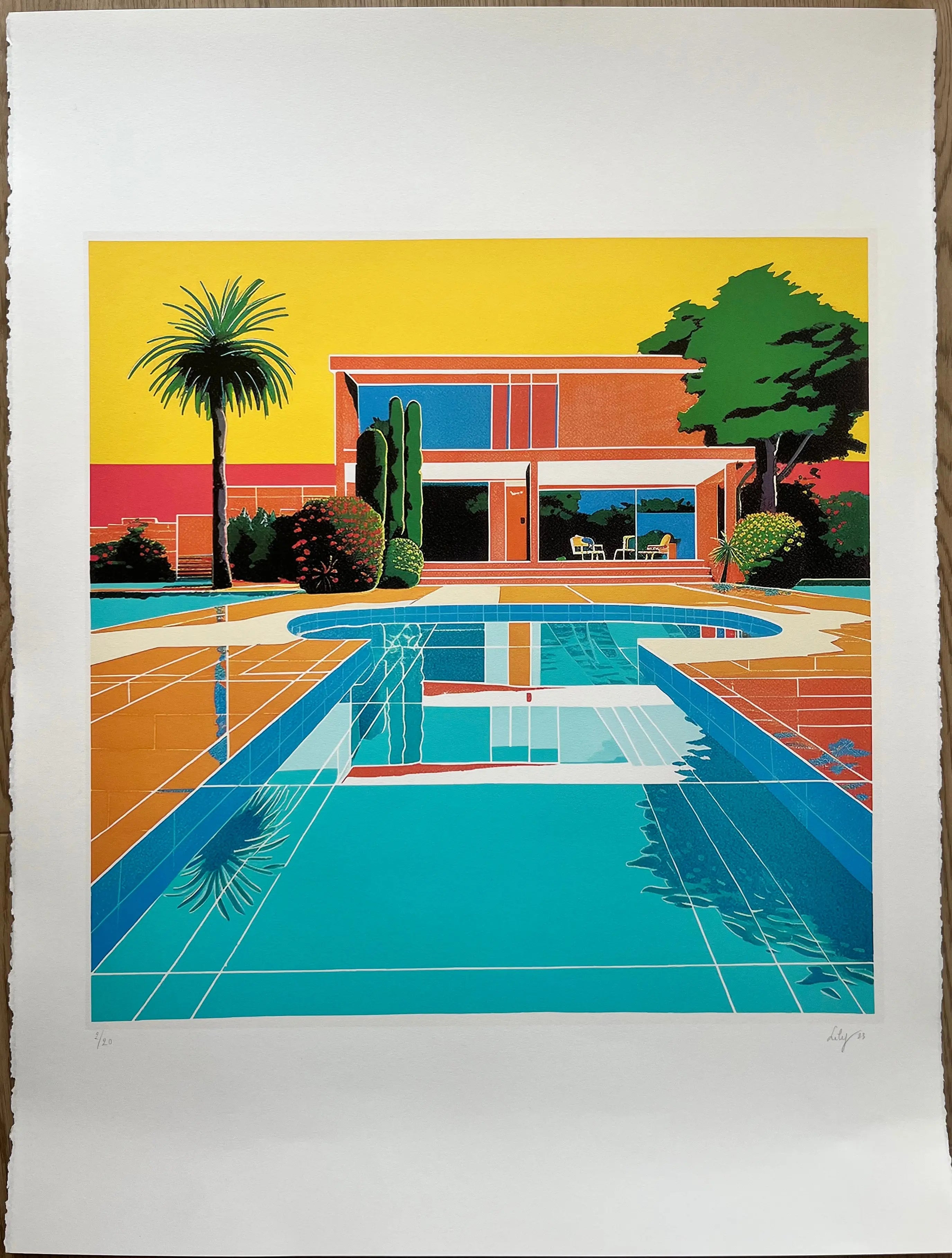 Lily ycf. California Dream - Screenprint Exclusively on LYNART Store LYNART Store