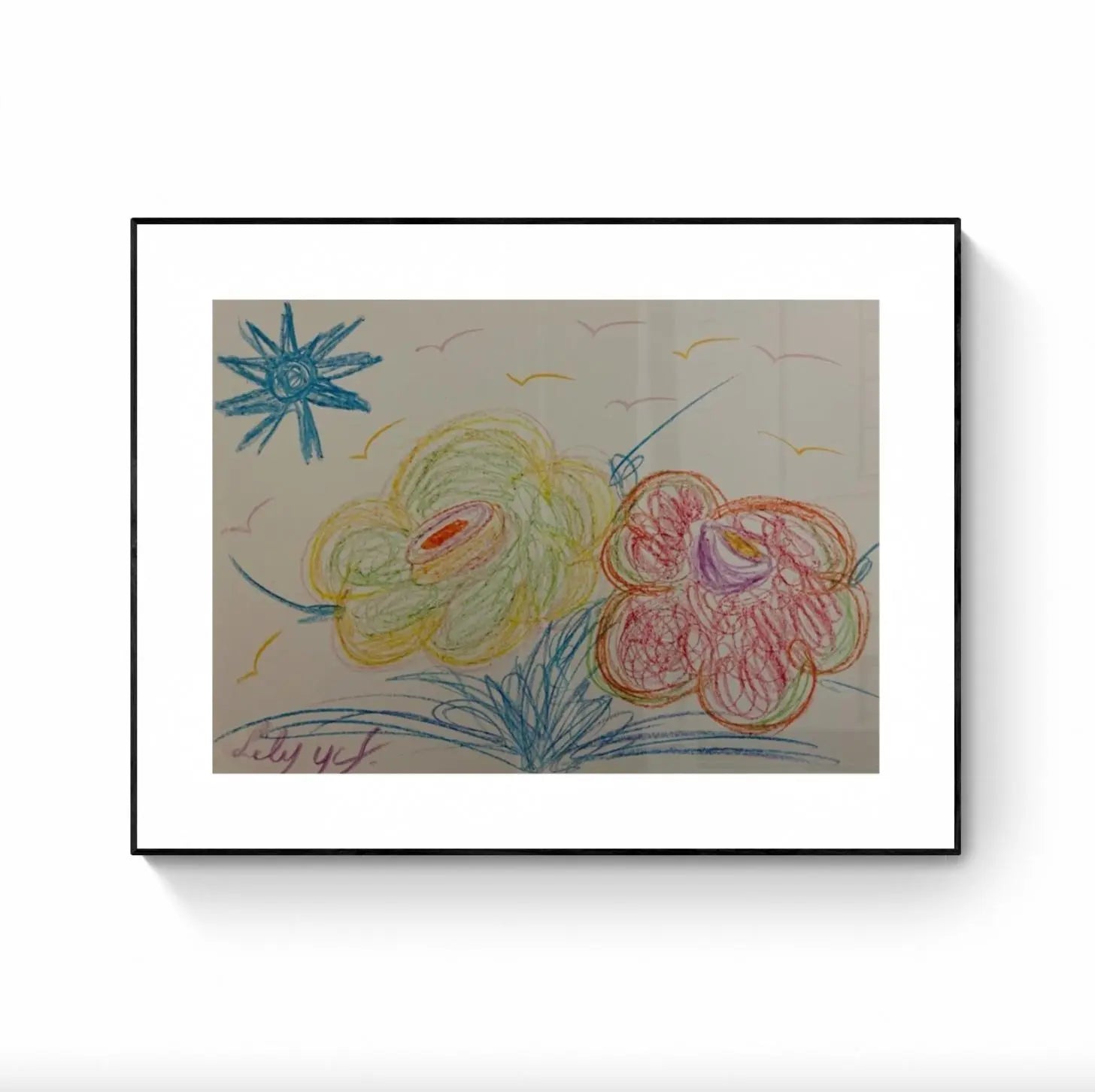 Lily ycf. Tribute to Jeffrey - Unique pastel on Art Paper - Exclusively on LYNART Store LYNART Store