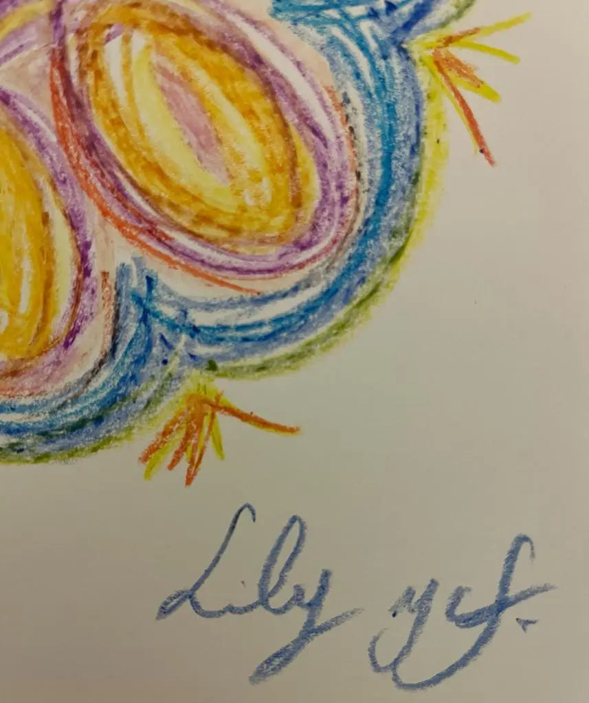 Lily ycf. Tribute to the sun - Unique pastel on Art Paper - Exclusively on LYNART Store LYNART Store