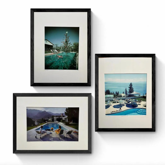 Lot de 3 photographies originales de Slim Aarons, Edition épuisée LYNART STORE