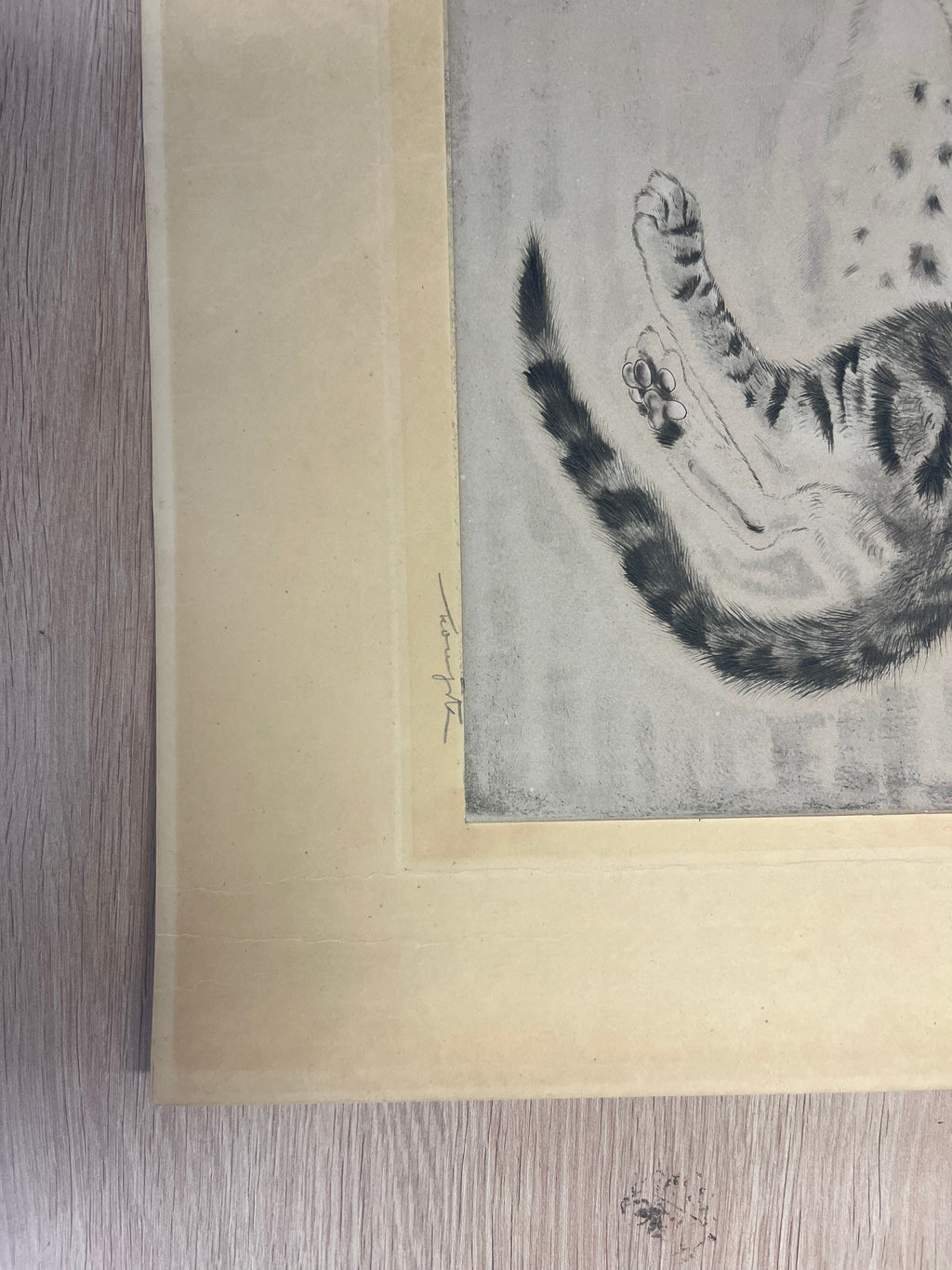 Léonard Tsuguharu Foujita – Chat endormi