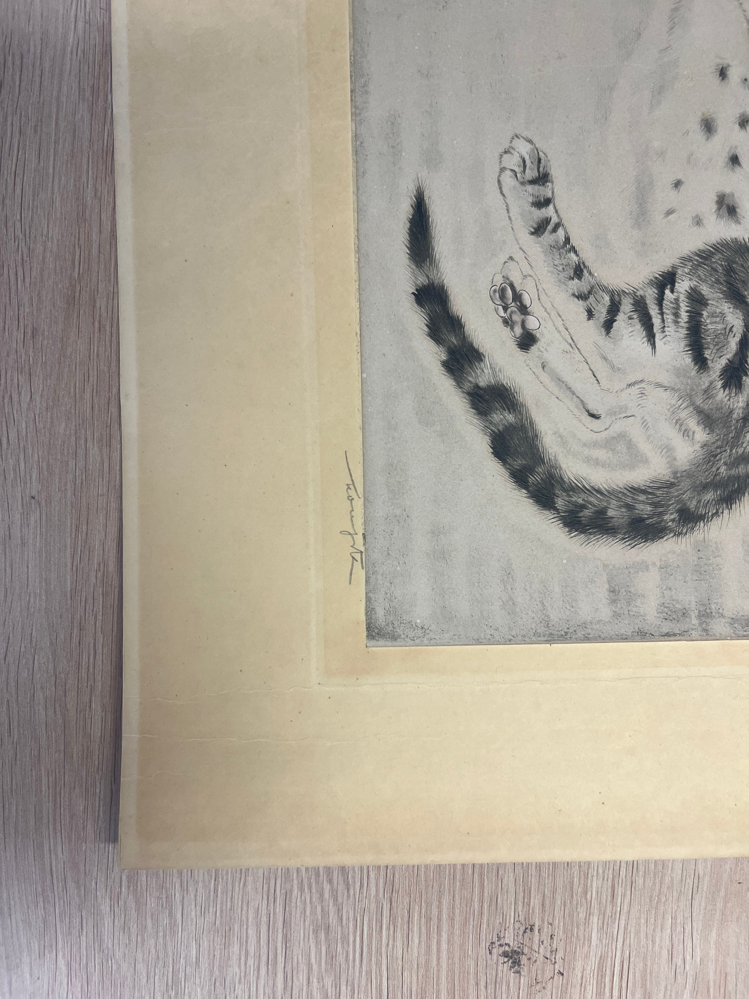 Léonard Tsuguharu Foujita – Chat endormi