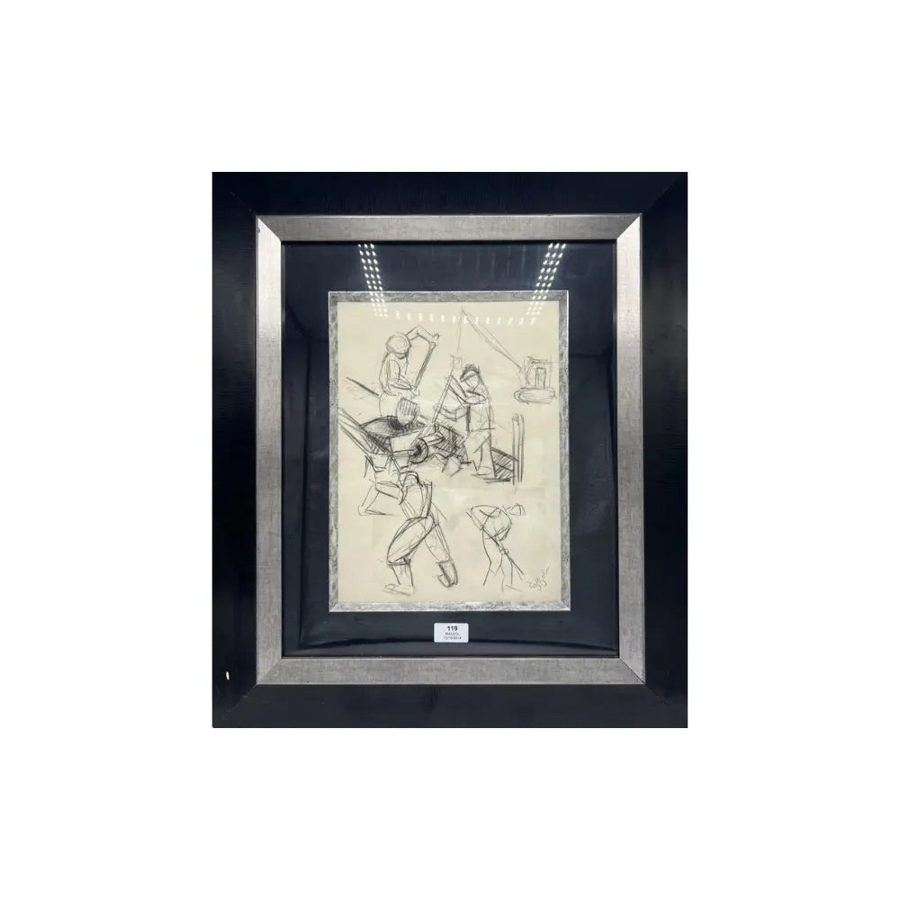 Louis Toffoli - étude de personnage - drawing on paper