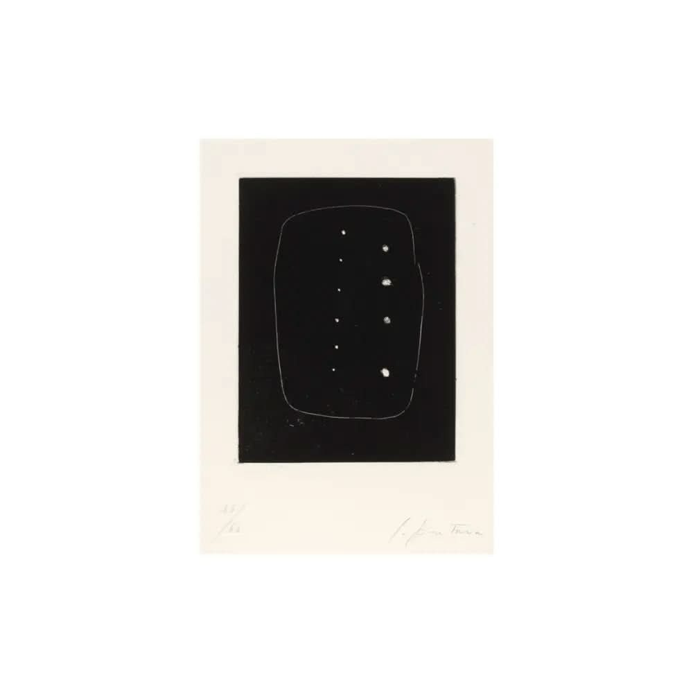 Lucio Fontana, L'Avanguardia internazionale Vol.1 (1962) - Etching and aquatint