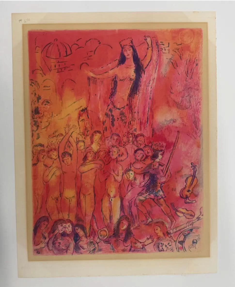 Marc Chagall, Set of 2 Prints : Four Tales from the Arabian Nights (1948) LYNART STORE