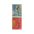 Marc Chagall, set of 2 Prints : Four Tales from the Arabian Nights (1948) - Color lithographs