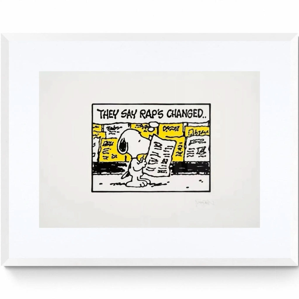Mark Drew- They Say Rap's Changed - Screen print on fine art paper
