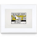 Mark Drew- They Say Rap's Changed - Screen print on fine art paper