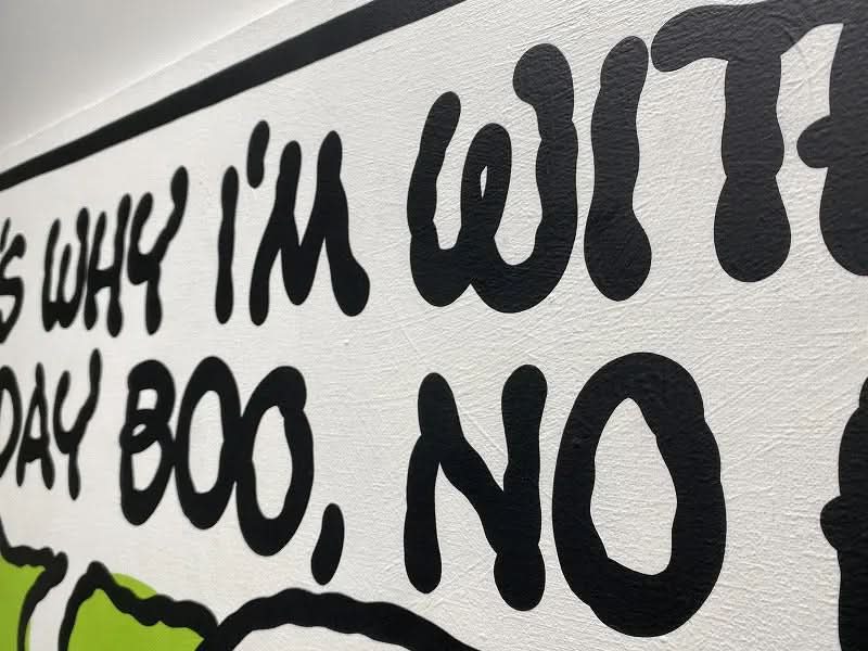 Mark Drew – NO FRONTIN’ (METHOD MAN) (2023) – Peinture originale signée LYNART STORE