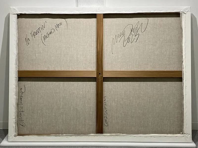 Mark Drew – NO FRONTIN’ (METHOD MAN) (2023) – Peinture originale signée LYNART STORE