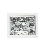 Mark Drew, Socrates' Philosophies (Silver), 2021 - Screenprint on fine art paper