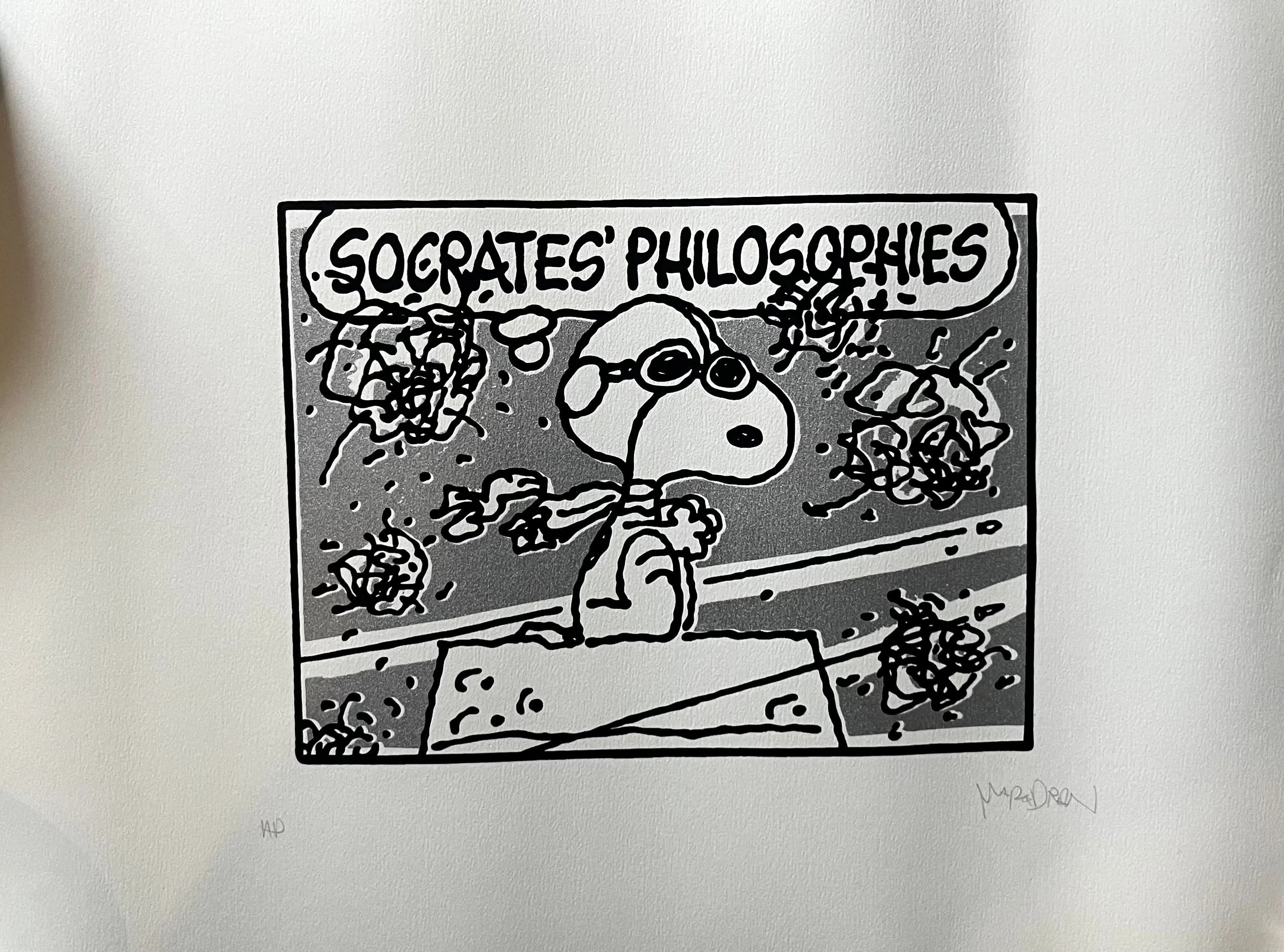 Mark Drew, Socrates' Philosophies (Silver), 2021 (AP) LYNART STORE