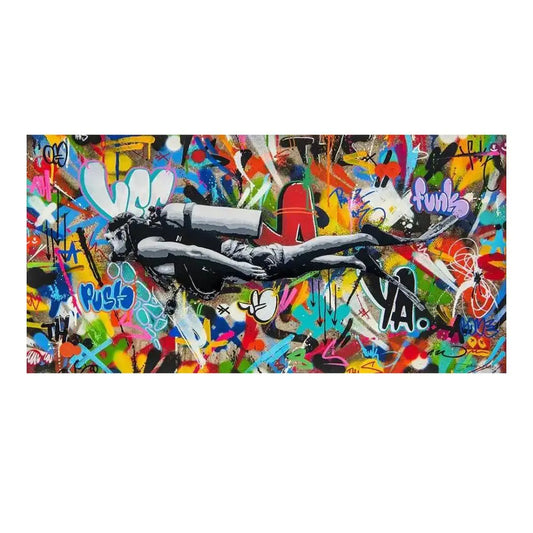 Martin Whatson Scuba Diver, 2023, Lithographie LYNART STORE