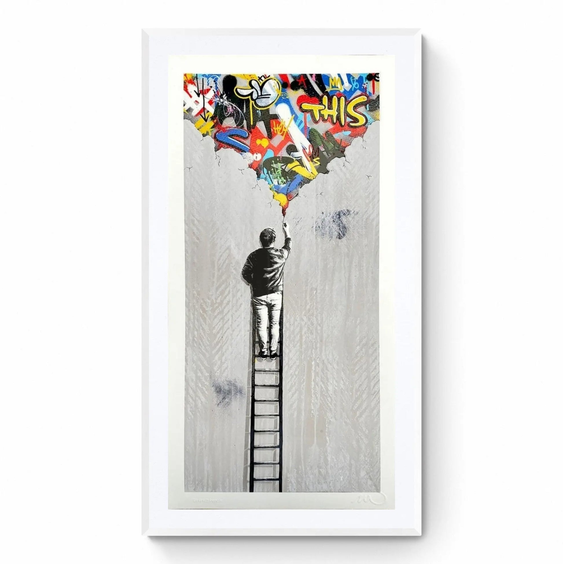 Martin Whatson The Crack 2021, Lithographie LYNART STORE