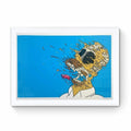 Matt Gondek - Deconstructed D'oh Nut (Blue) - Screenprint on Somerset Velvet Fine Art Paper 300gsm