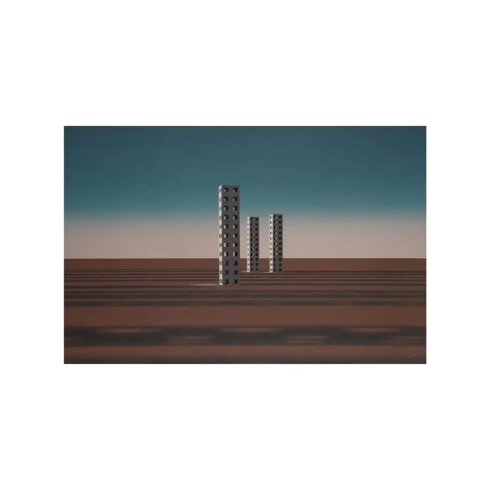 Mehdi Ghadyanloo - Spaces Of Hope - Color screenprint on fine vellum paper