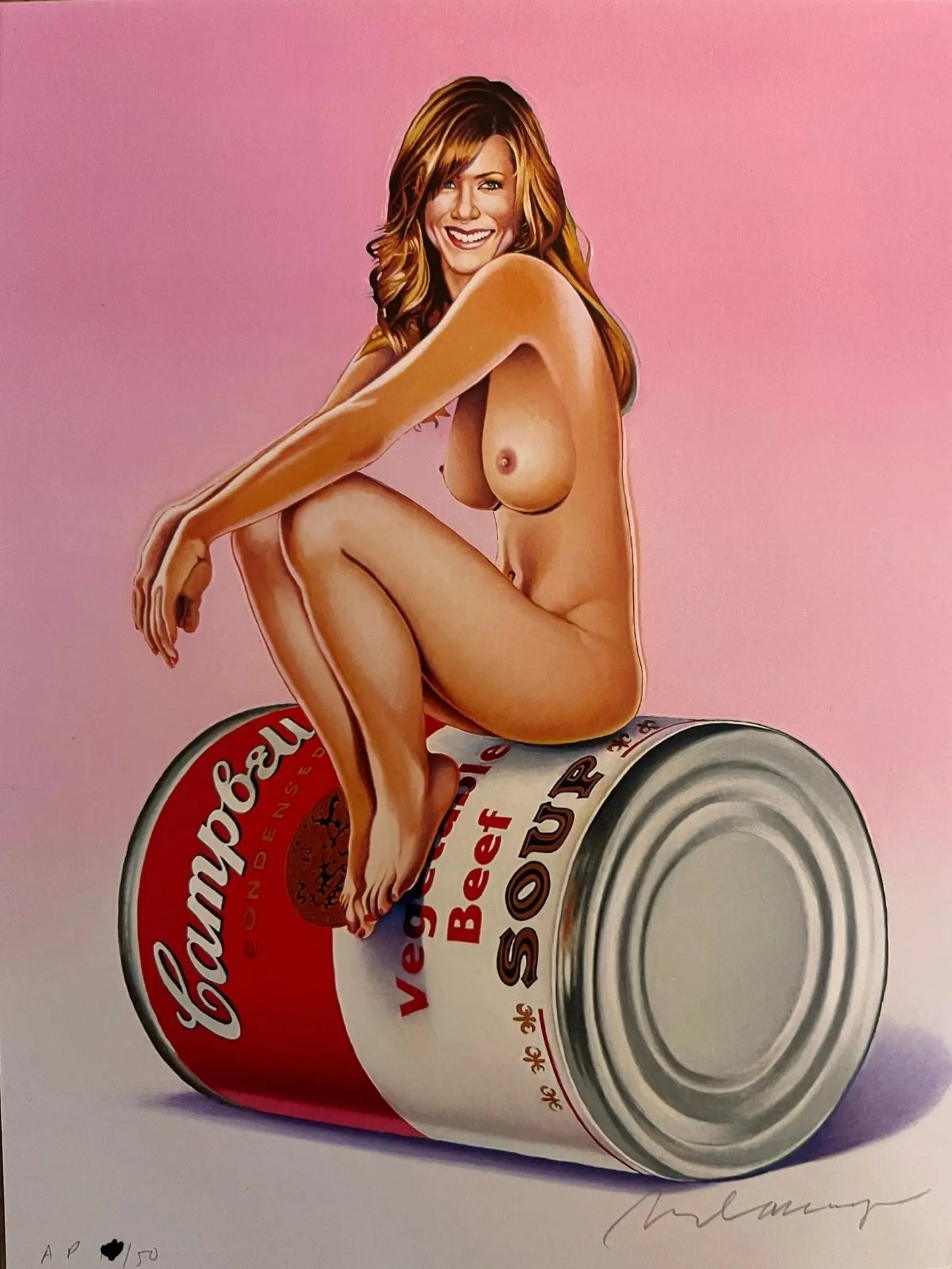 Mel Ramos - Campbell's Soup Blondes, 2007 Triptyque LYNART STORE