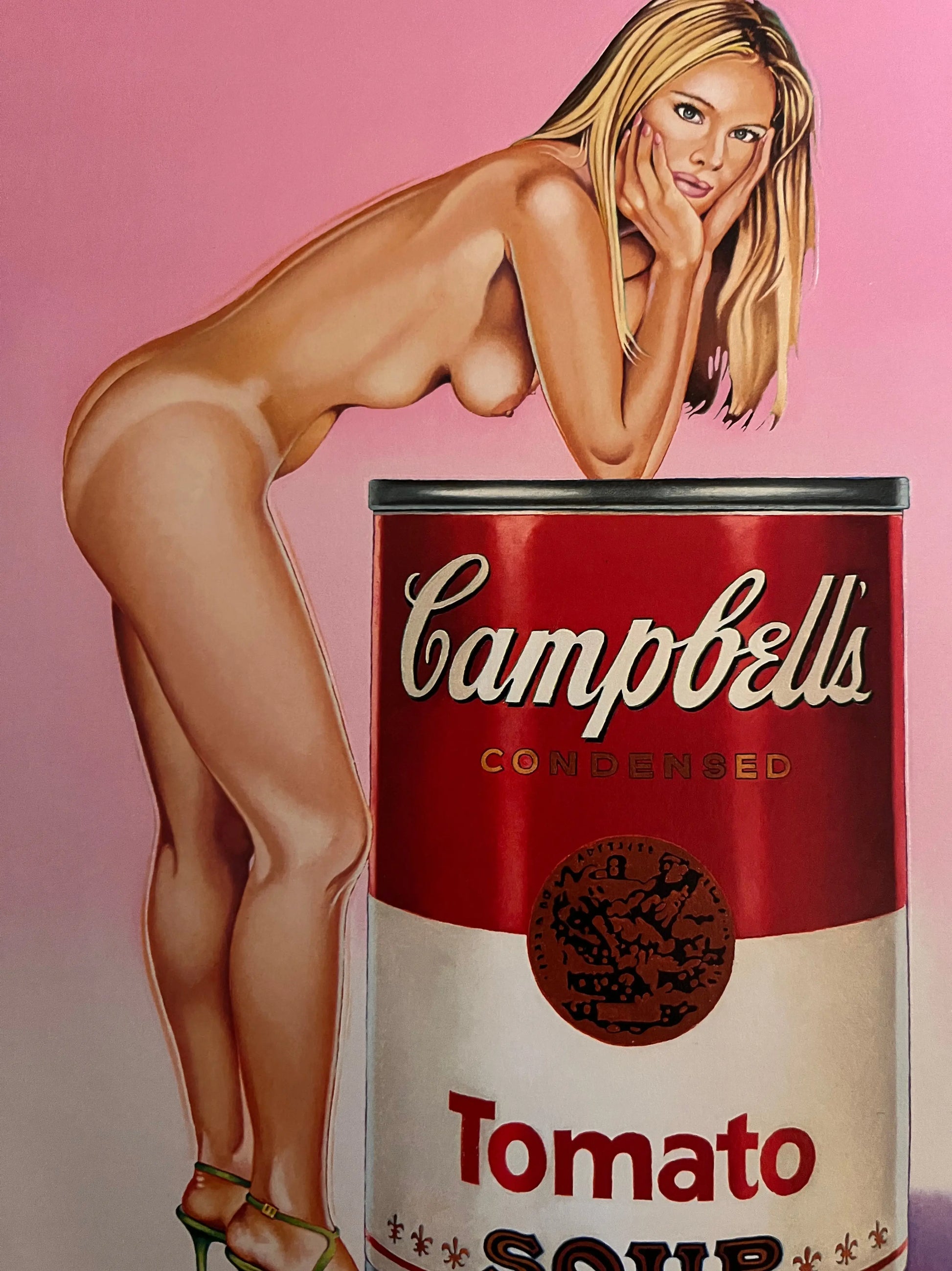 Mel Ramos - Campbell's Soup Blondes, 2007 Triptyque LYNART STORE