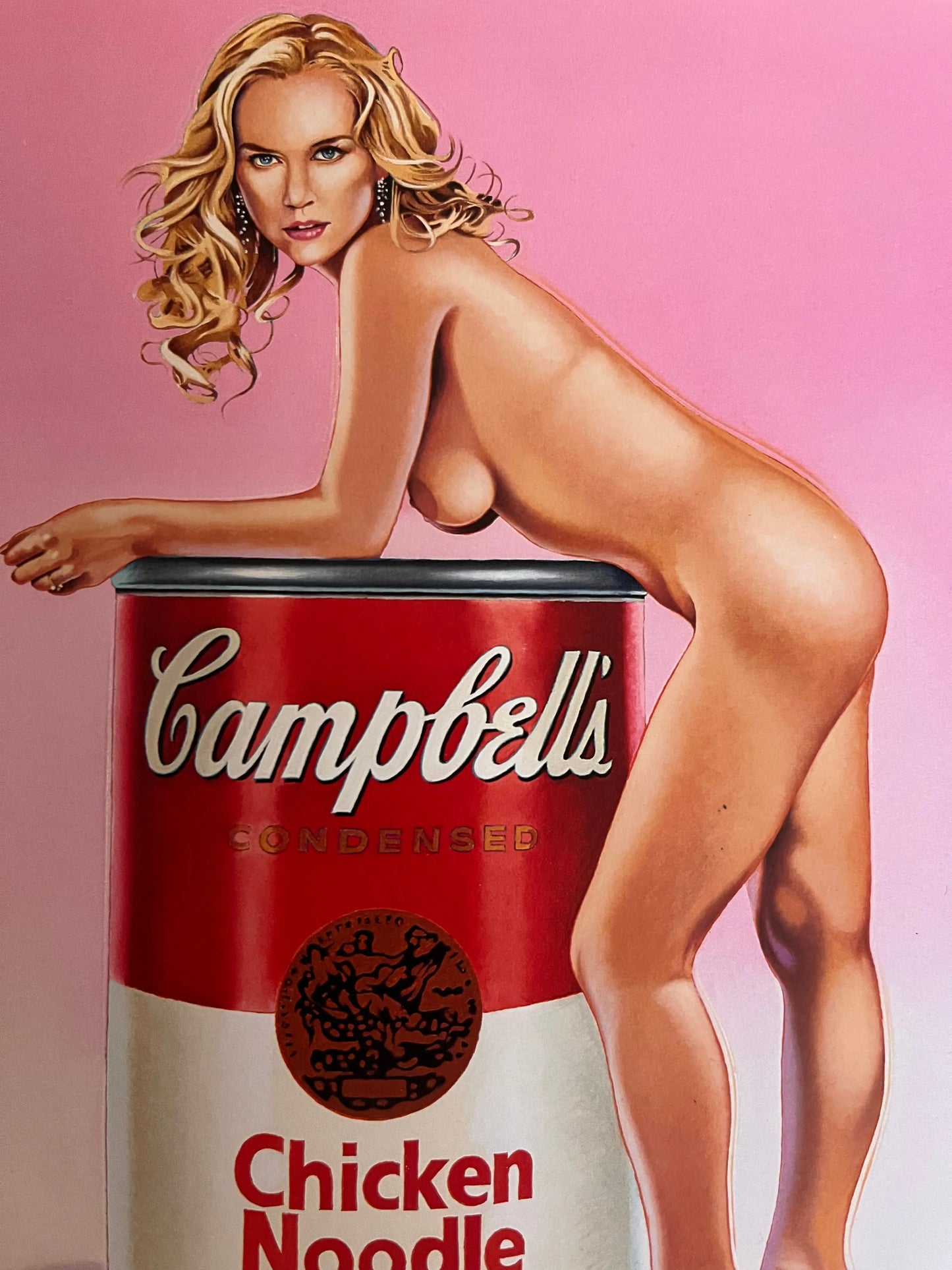 Mel Ramos - Campbell's Soup Blondes, 2007 Triptyque LYNART STORE