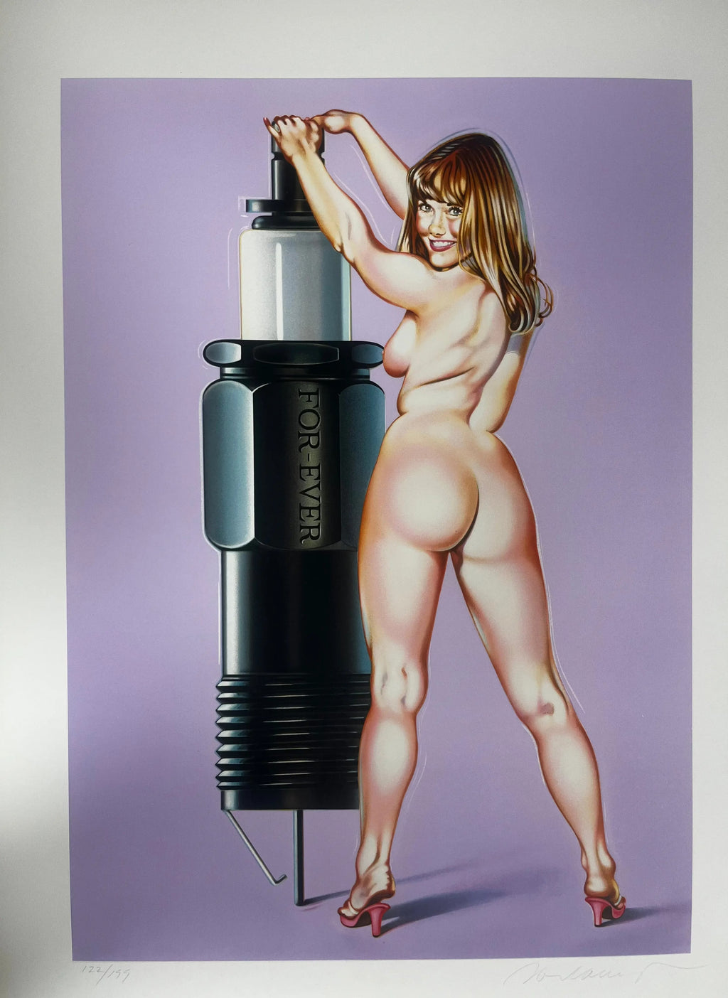 Mel Ramos, Portrait d’une jeune fille américaine, 2000 LYNART STORE