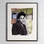 Mickalene Thomas, Clarivel with Black Blouse and White Ribbon, 2016 LYNART STORE