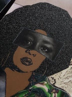 Mickalene Thomas,Afro Goddess Looking Forward (2025) LYNART STORE