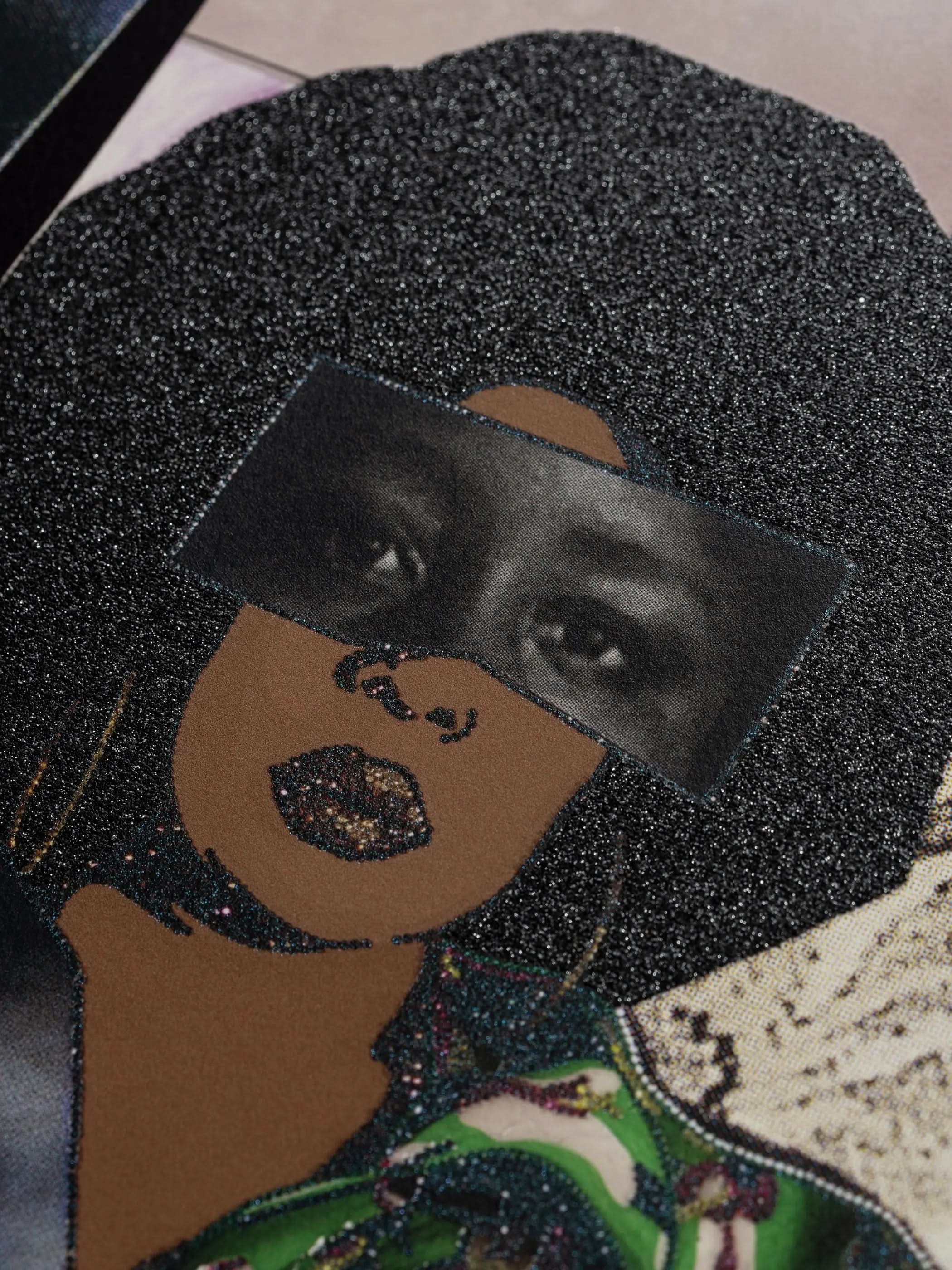 Mickalene Thomas,Afro Goddess Looking Forward (2025) LYNART STORE