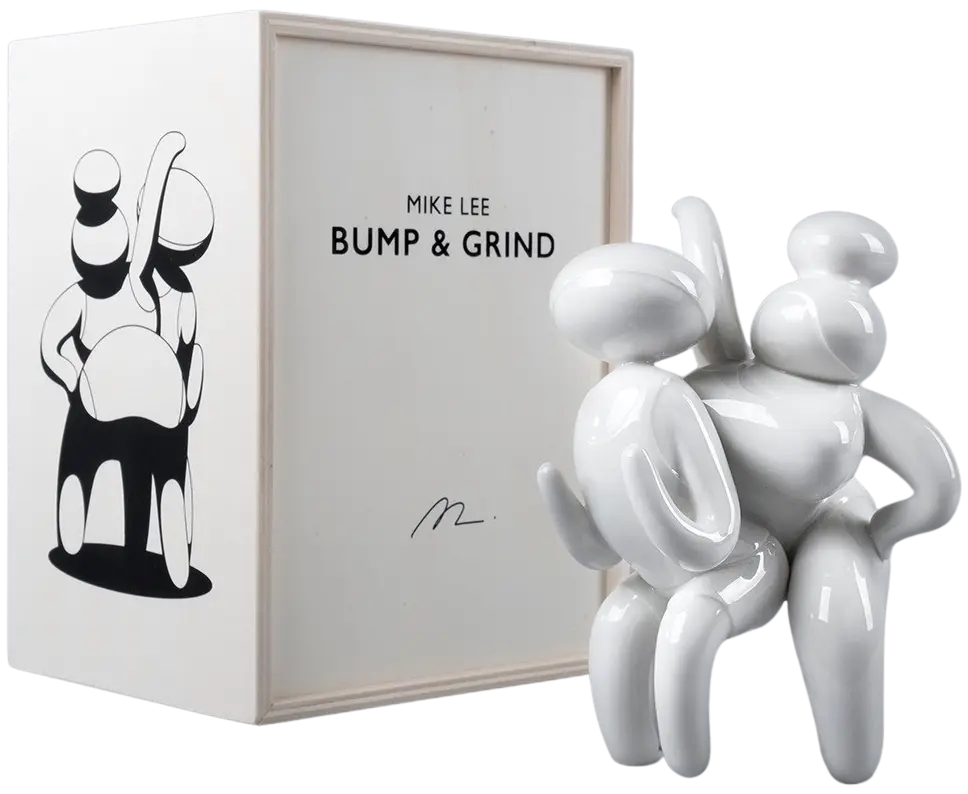 Mike Lee, Bump & Grind (2019) - White fine porcelain, glass-glazed