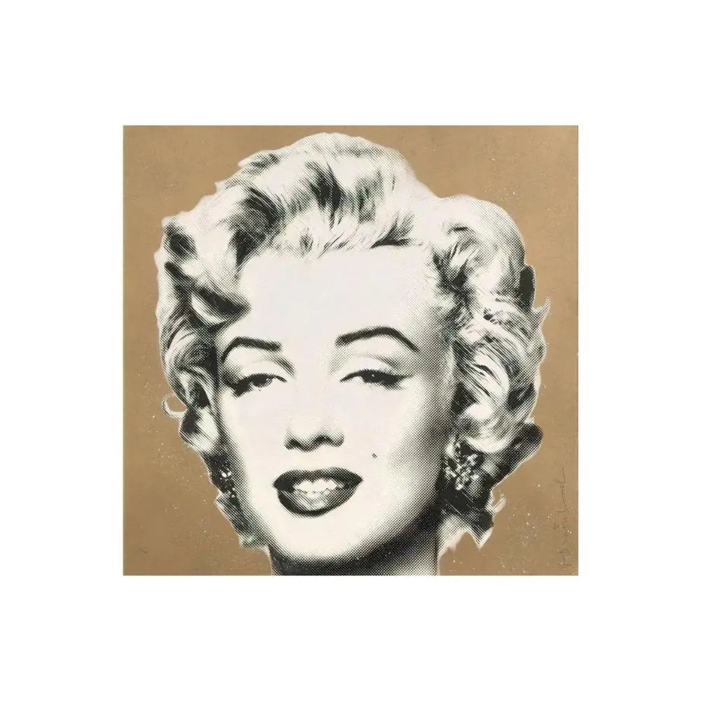 Mr. Brainwash, Diamond Girl (Gold Background) LYNART STORE